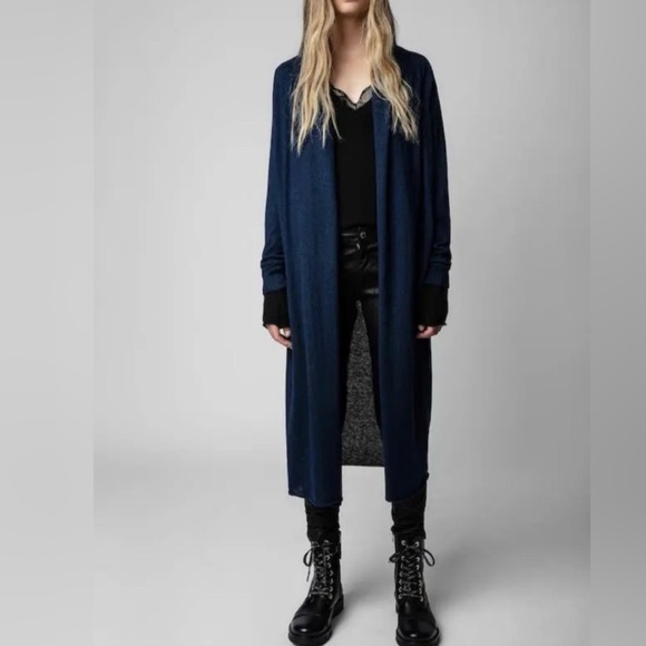 Zadig & Voltaire Rona Cashmere Cardigan - Picture 2 of 4